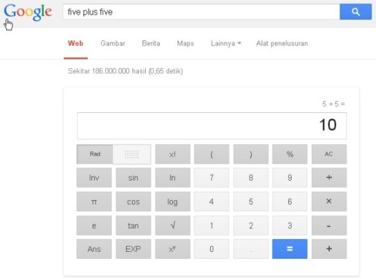 kalkulator google