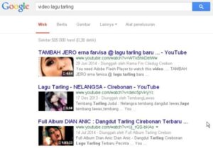 pencarian video google