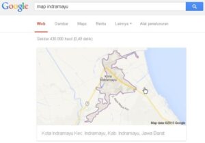 fungsi pencarian peta cepat google