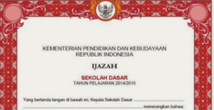 juknis penulisan ijasah 2015