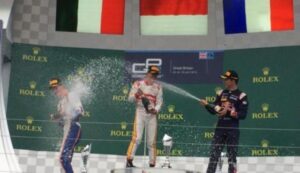 Rio Haryanto Naik Podium GP2