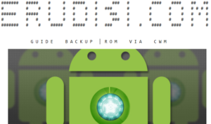 Cara Backup ROM via CWM