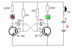 lampu flip flop