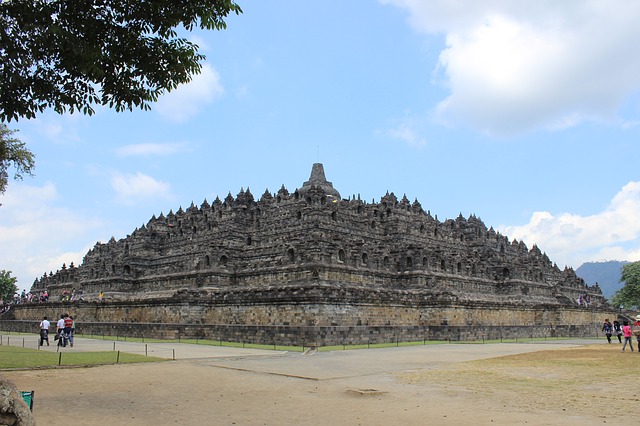 spot foto candi borobudur