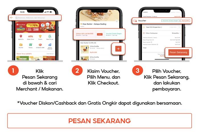 cara jualan di Shopee food